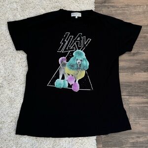Wildfox Oversized Slay Poodle Shirt Sz. XS